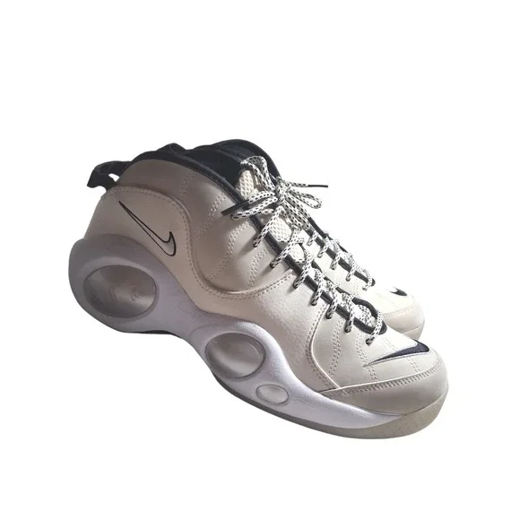 Nike Air Zoom Flight 95 Basketball Mens size 11.5 Pale Ivory Streetwear Sneaker - Picture 10 of 12